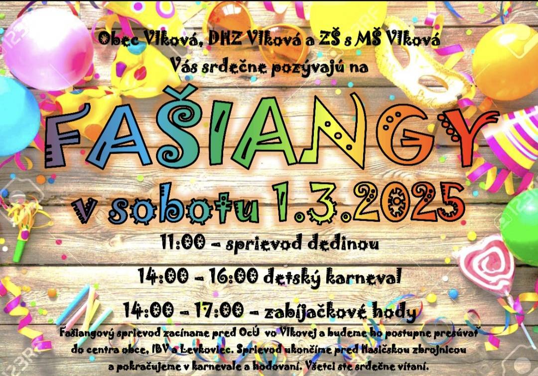 Fašiangy vo Vlkovej 1.3.2025