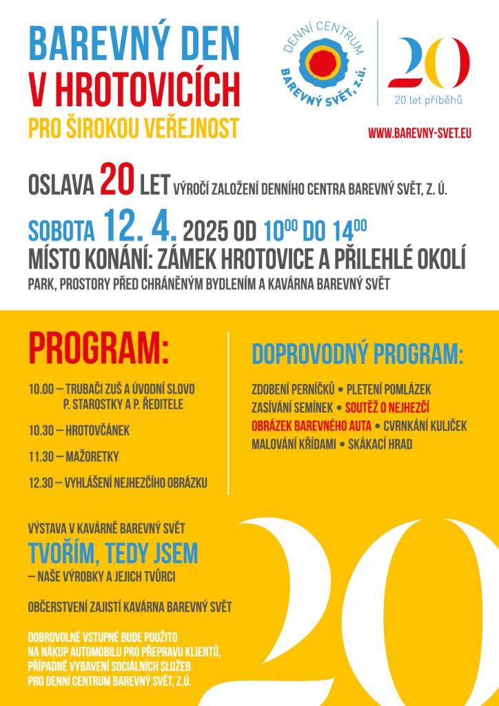 sobota 12.4.2025 od 10:00 do 14:00   ZÁMEK HROTOVICE A PŘILEHLÉ OKOLÍ