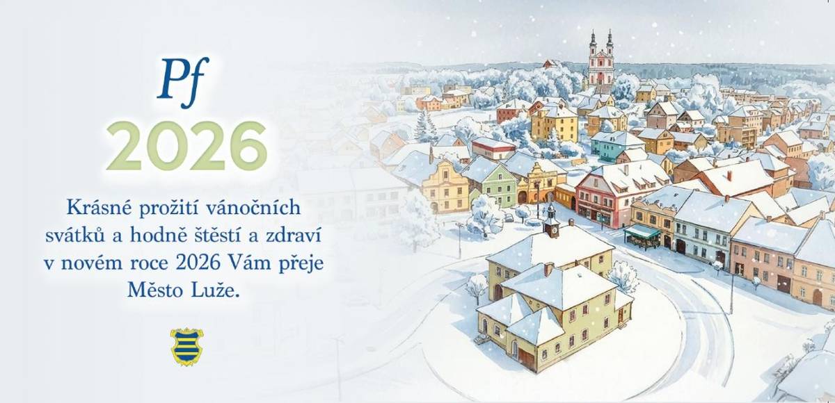 OTEVÍRACÍ DOBA VÁNOČNÍ SVÁTKY 2025    MĚSTSKÝ ÚŘAD  Pondělí 22. 12. OTEVŘENO  7.30 – 15h.  Úterý 23. 12. – 26. 12.  ZAVŘENO  Pondělí 29. 12. OTEVŘENO 7.30 – 15h.  Úterý 30. 12. - 2. 1.  ZAVŘENO    MĚSTSKÁ KNIHOVNA A INFORMAČNÍ CENTRUM  22. 12. - 2. 1.  ZAVŘENO