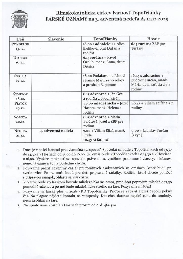 farské oznamy
