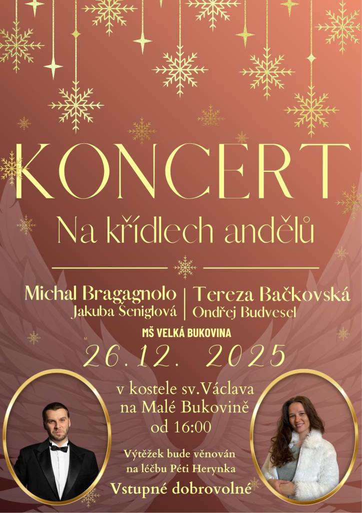 26.12.2025 od 16.00   V kostele sv. Václava v Malé Bukovině