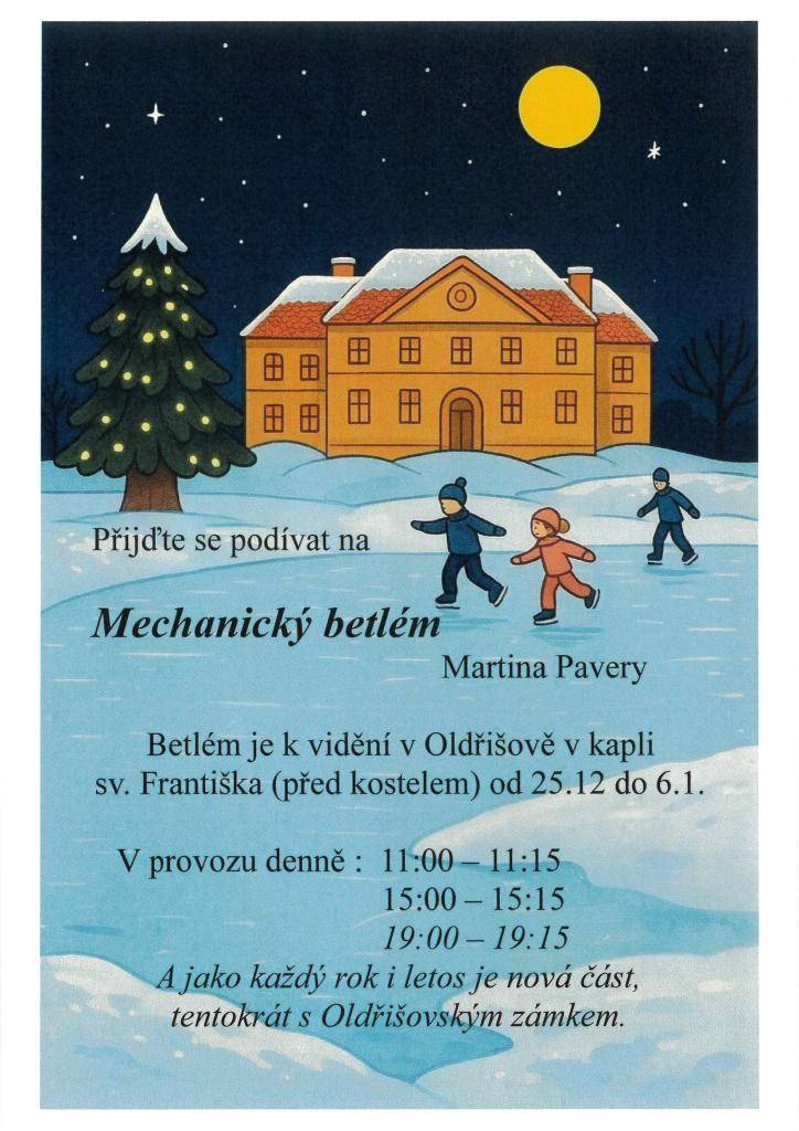 v kapli  sv.  Františka  před kostelem Narození  Panny Marie  v Oldřišově