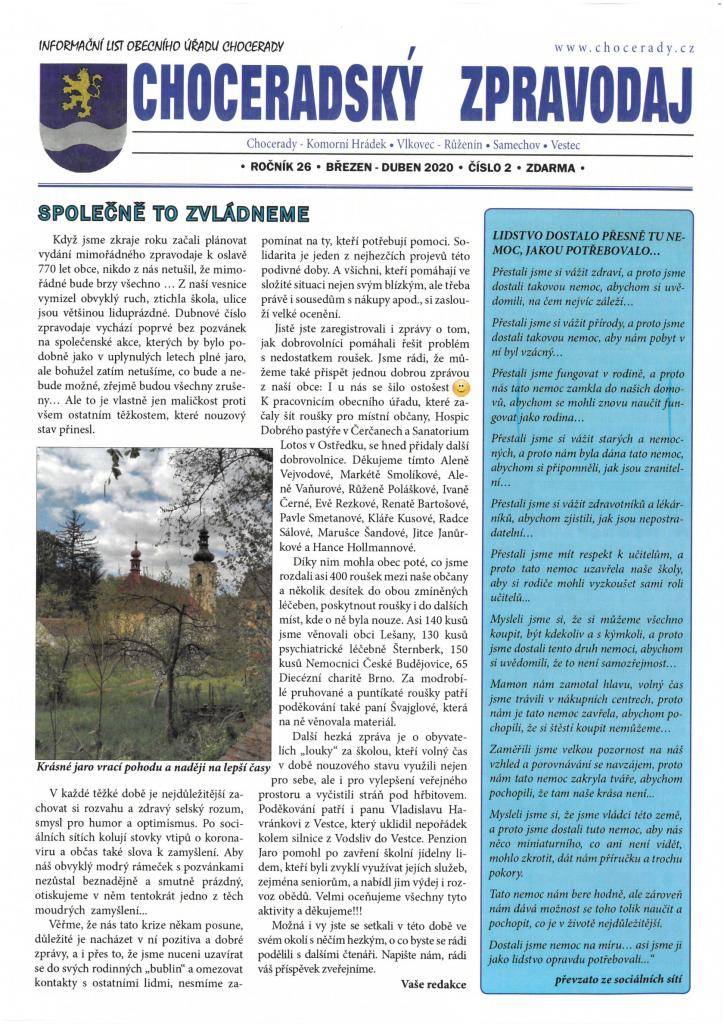 Březen - Duben    Pro stažení dokumentu klikněte na odkaz v příloze