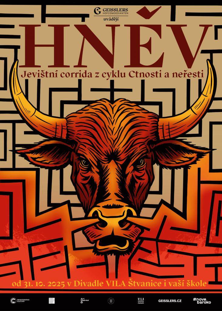 Nikoho nezajímá, co cítíš. Nikoho nezajímá, co chceš. Nikoho nezajímá, co tě štve. A uvnitř roste křik. Mám právo cítit hněv! Zničit. Zadupat. Rozsápat. Zabít. Zabít ten pocit? Nenávidět? Nenávidět ostatní? Sebe? Proč?  Někde uprostřed labyrintu číhá zuřící býk. Pojď se mu podívat do očí.