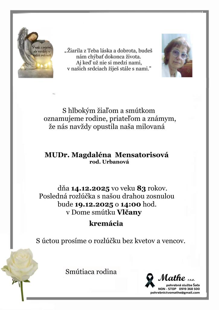 zverejnené so súhlasom rodiny