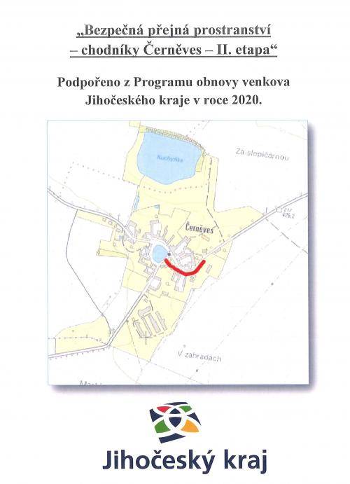 Podpořeno z Programu obnovy venkova Jihočeského kraje v roce 2020.