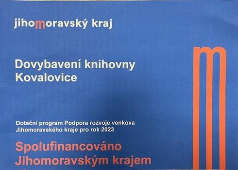 Dotační program Podpora rozvoje venkova Jihomoravského kraje pro rok 2023  Spolufinancováno Jihomoravským krajem