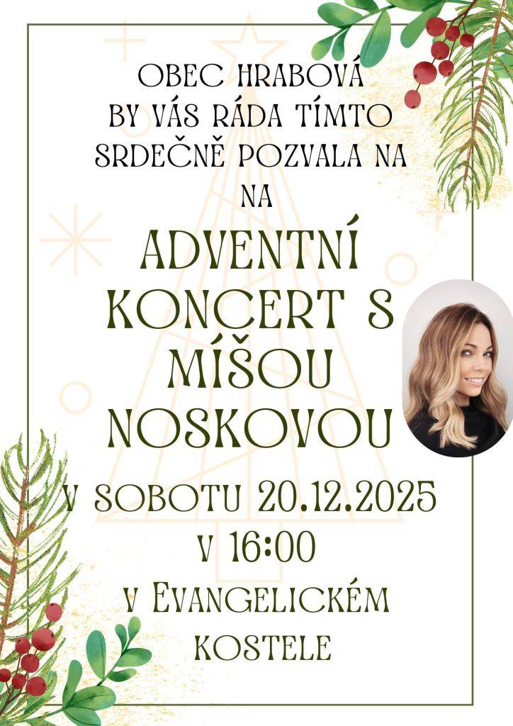 Evangelický kostel v Hrabové 20.12.2025 od 16:00