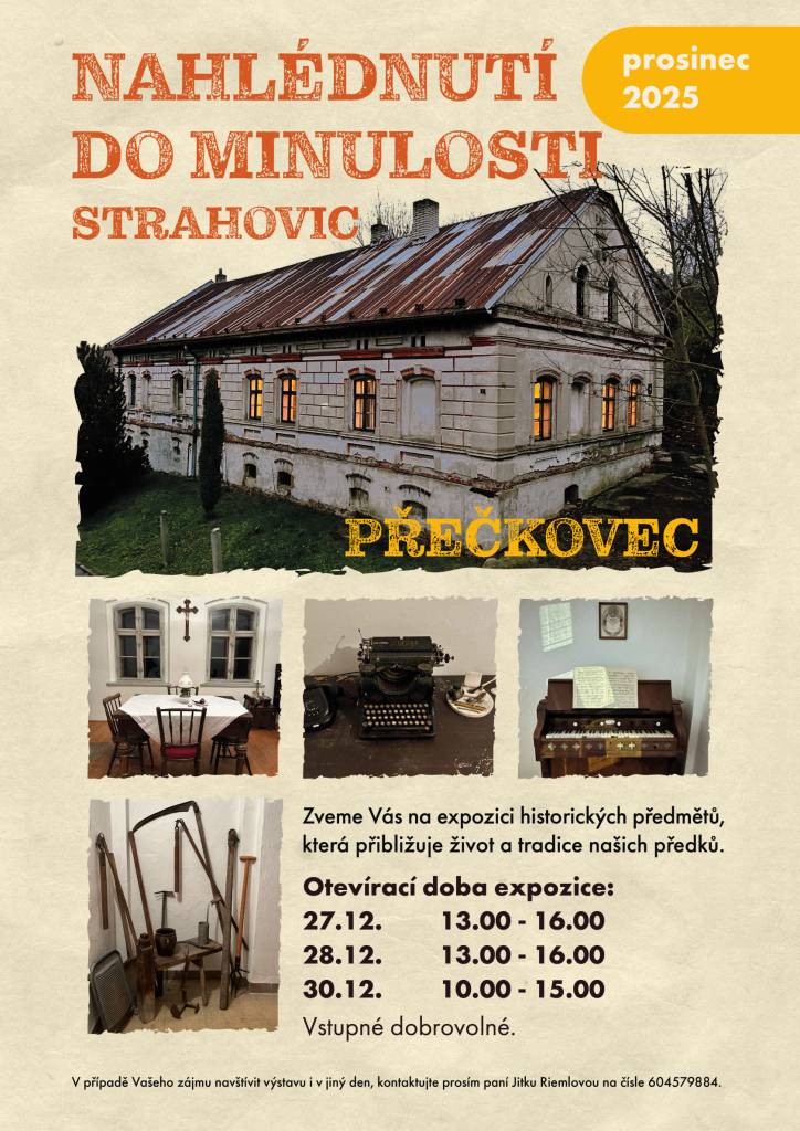 Otevření expozice v prosinci 2025