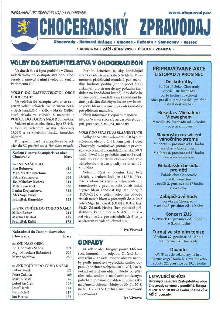 Září - Říjen     Pro stažení dokumentu klikněte na odkaz v příloze