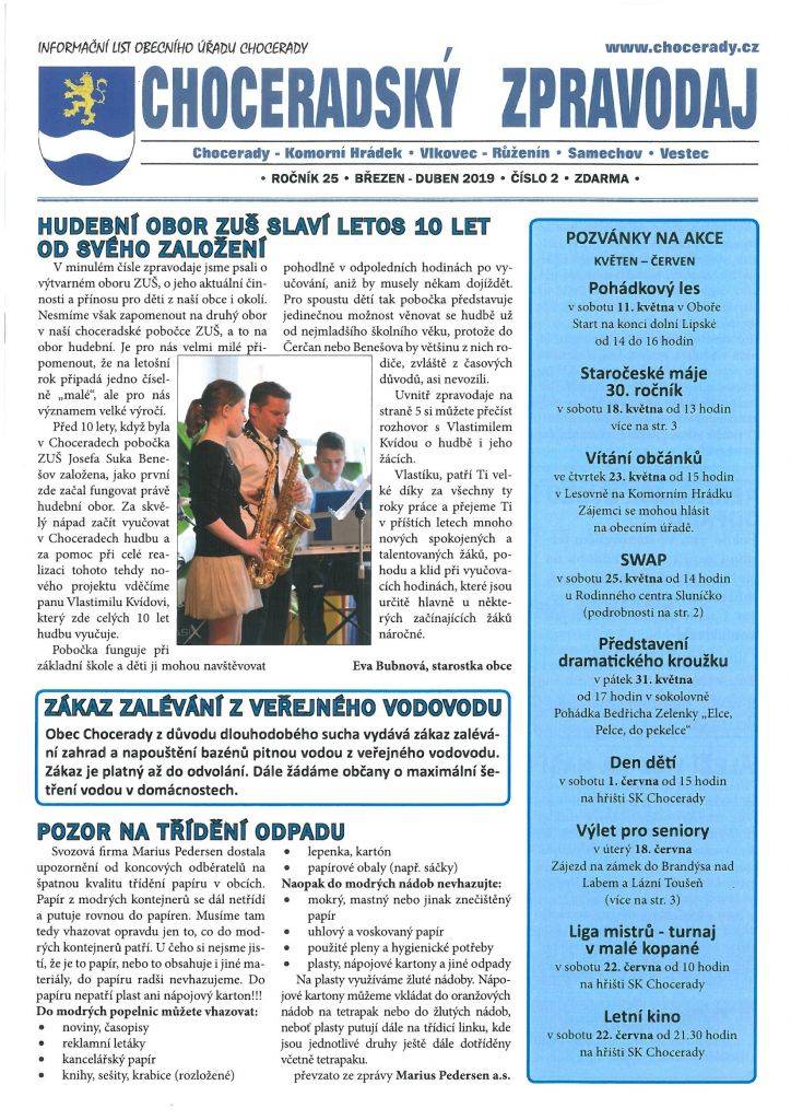 Březen - Duben    Pro stažení dokumentu klikněte na odkaz v příloze