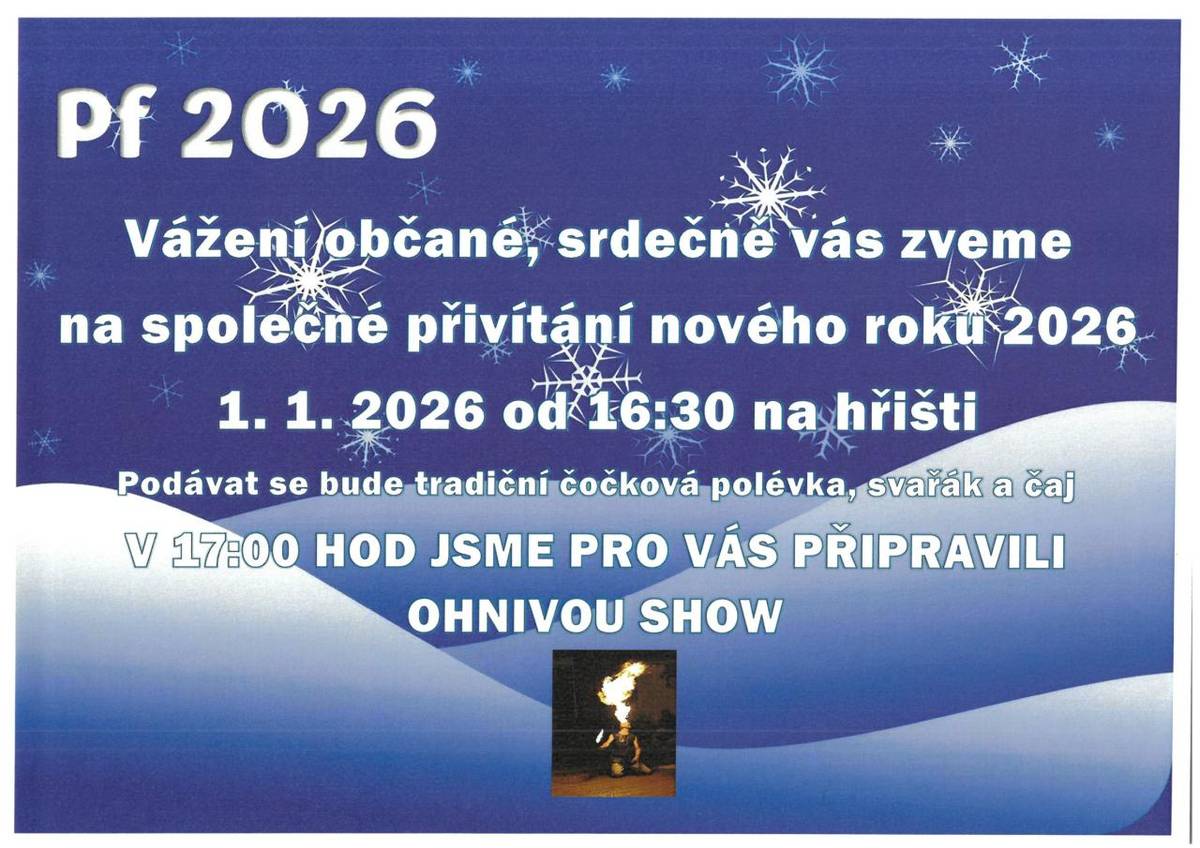 Společné přivítání nového roku 2026