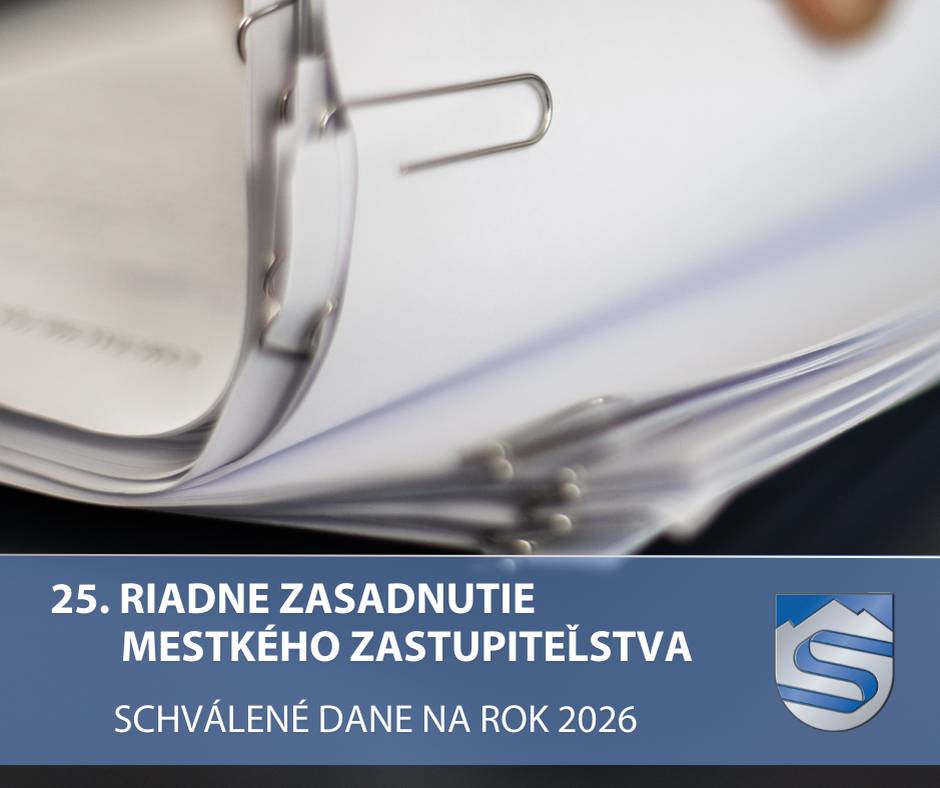 Mestské zastupiteľstvo mesta Svit sa spoločne stretlo 11.12.2025 na svojom 25. riadnom zasadnutí v zasadacej miestnosti MsÚ Svit.