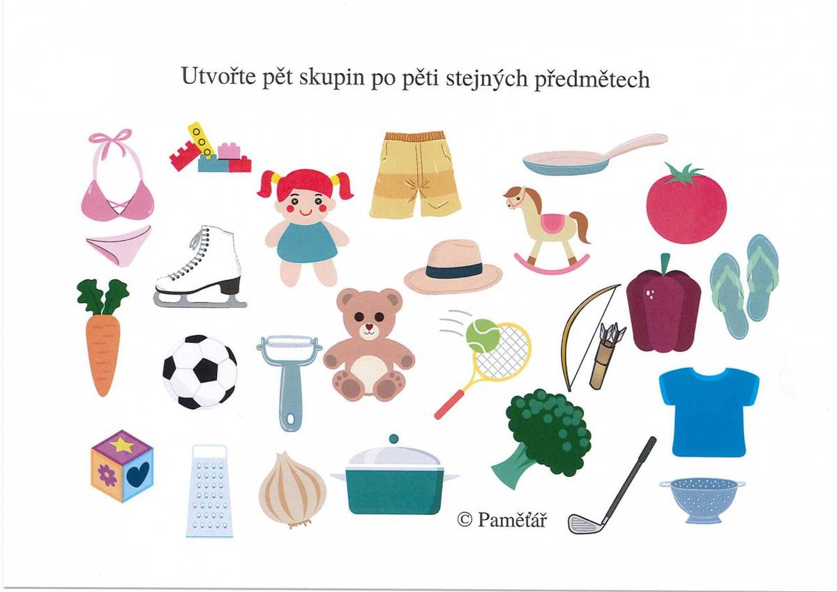 Pro všechny příznivce trénování paměti - po týdnu Vás opět zdravíme s šesticí cvičení pro tyto dny.