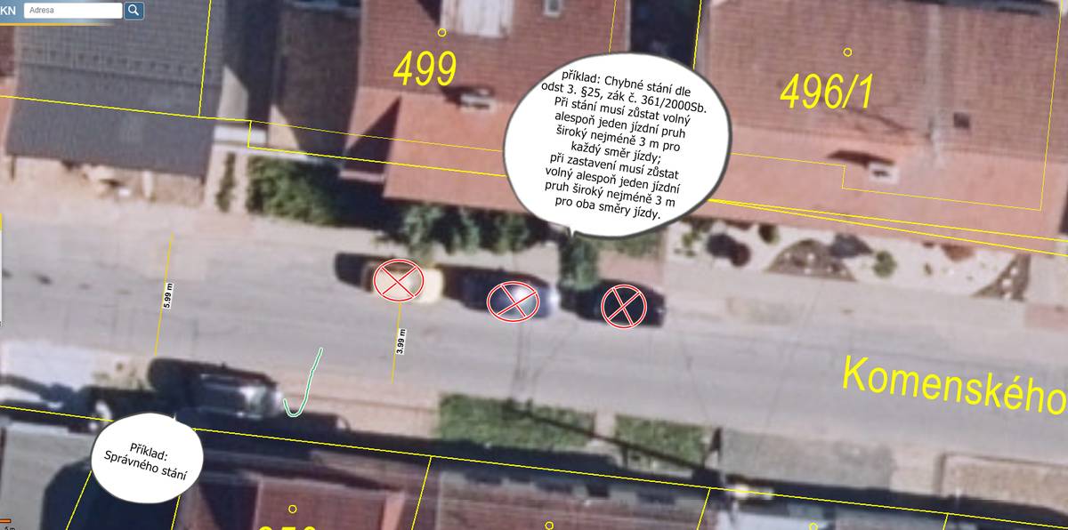 a předchozí informace o vyhrazených místech navazujeme další osvětou - příklady (ne)správné praxe ve věci parkování v samostatném souboru .pdf níže.