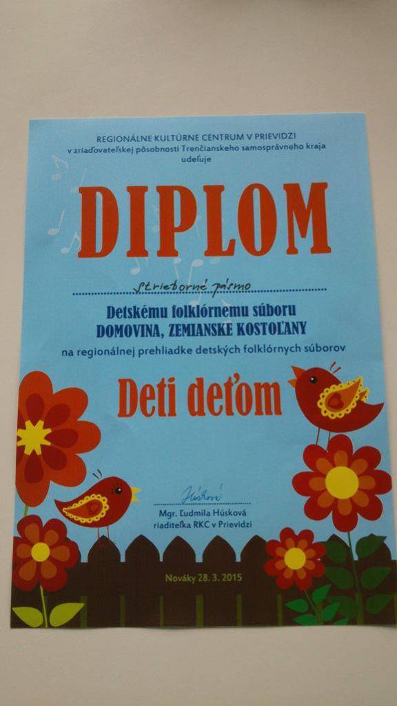 Reginálna prehliadka DFS 2015- Vyhodnotenie