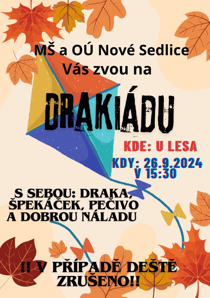 Mateřská škola a obec Vás srdečně zvou...