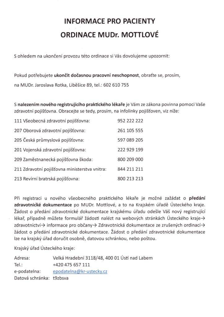 viz.přiložená informace