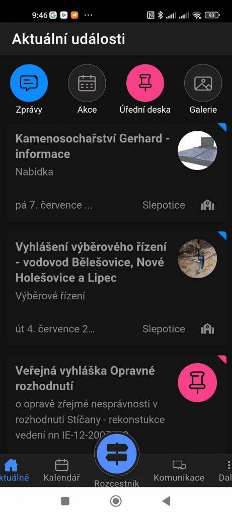 Informace k aplikaci "V obraze"