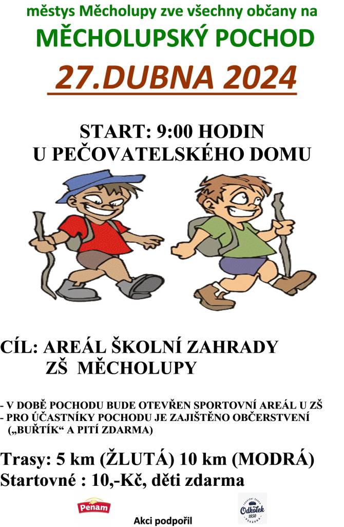 27.4.2024 MĚCHOLUPSKÝ POCHOD
