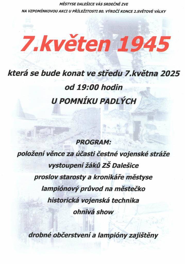 VZPOMÍNKOVÁ AKCE 7.5.2025