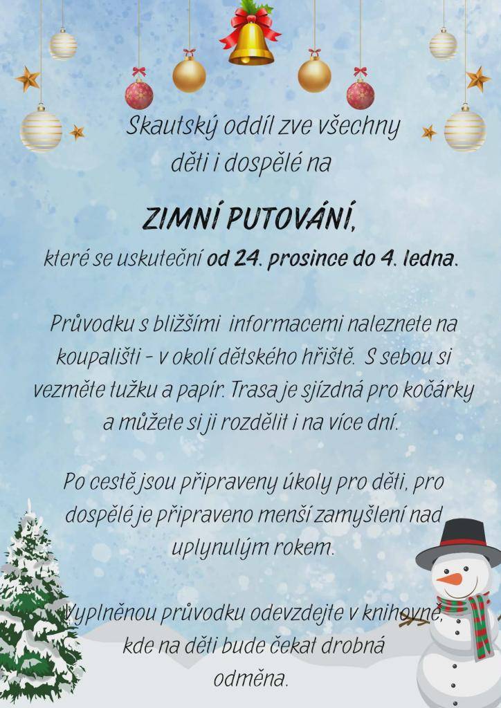 Zve místní skautský oddíl.