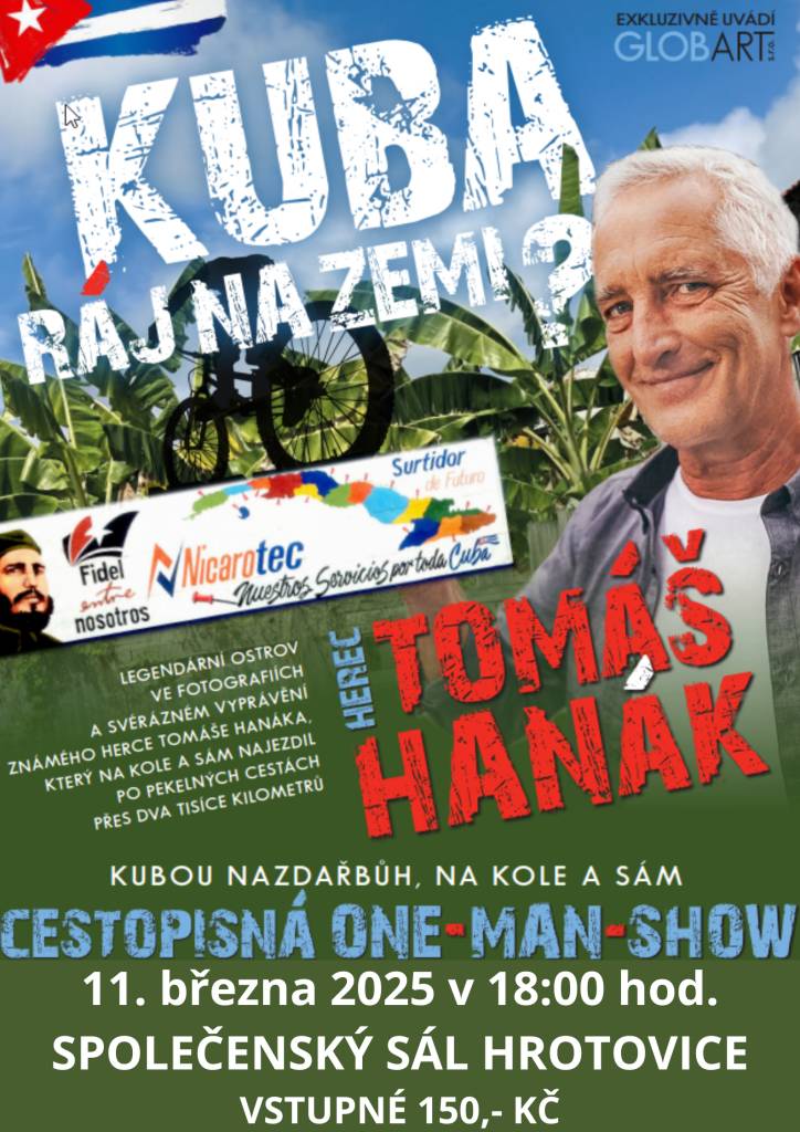 11.03.2025 v 18:00  SPOLEČENSKÝ SÁL HROTOVICE