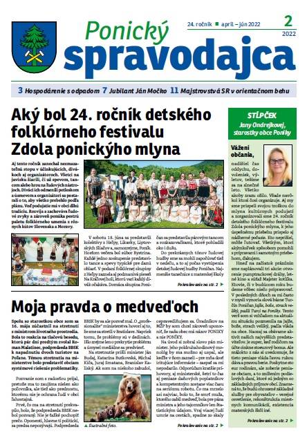 - Aký bol 24. ročník DFF ZPM  - O projektoch z dotácií a nenávratných príspevkov  - Za pánom učiteľom  - Od jari do leta na plný plyn  - Aktivity Dňa zeme  - Tanečnice z materskej školy  - Osoh aj zábava na dopravnom ihrisku