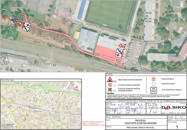 Informujeme o úplné uzavírce místní komunikace: ulice Za místním nádražím v Prostějově                               Číst dál...