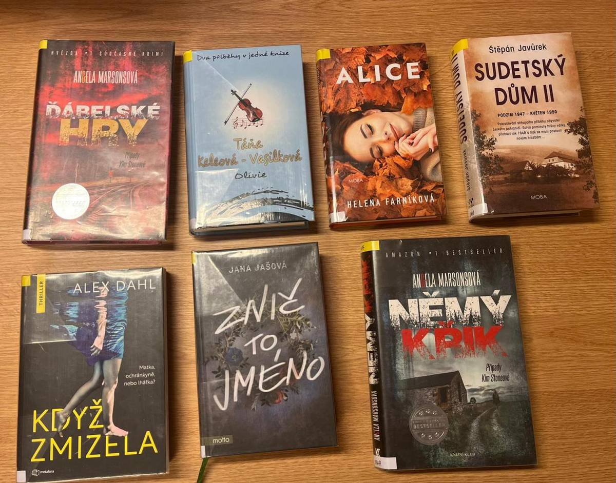 Na pult příbramské knihovny dorazily nové knihy.