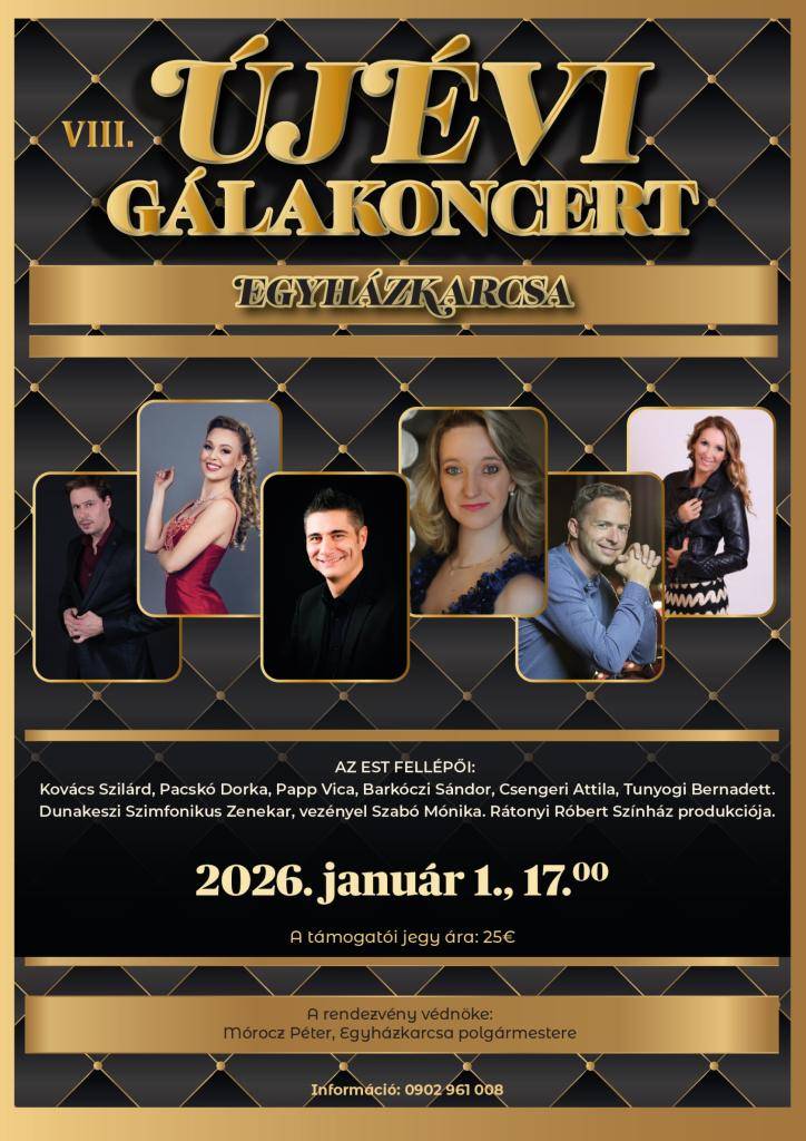 Srdečne Vás pozývame na Novoročný koncert