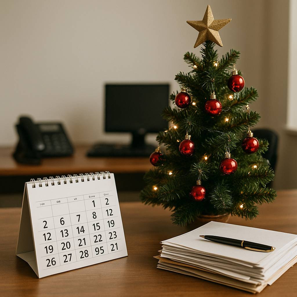 Obecní úřad bude v období od 22. 12. 2025 do 4. 1. 2026 z důvodu vánočních svátků uzavřen. Neodkladné záležitosti je možné řešit po předchozí domluvě.