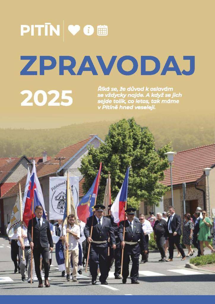 Zpravodaj 2025 dorazil do Vašich schránek. V případě, že by ho někdo nenašel, ať se přihlásí na obecním úřadě. Na tomto místě taktéž zveřejňujeme jeho elektronickou verzi. Děkujeme všem spolkům i občanům za jejich příspěvky a za spolupráci při přípravě zpravodaje, který