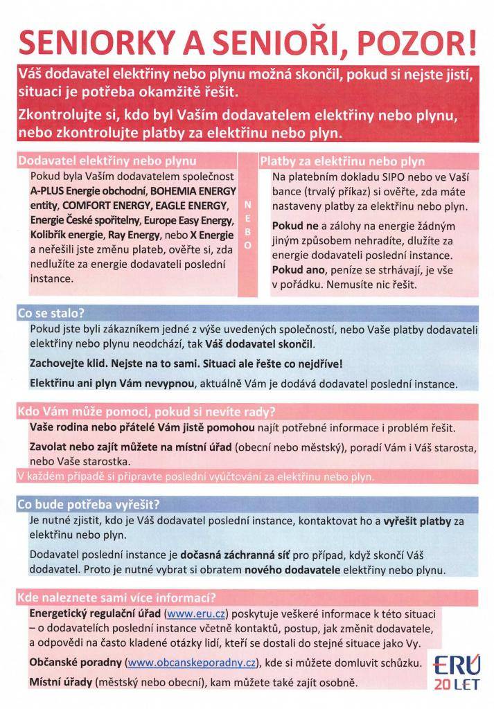 Informace pro občany