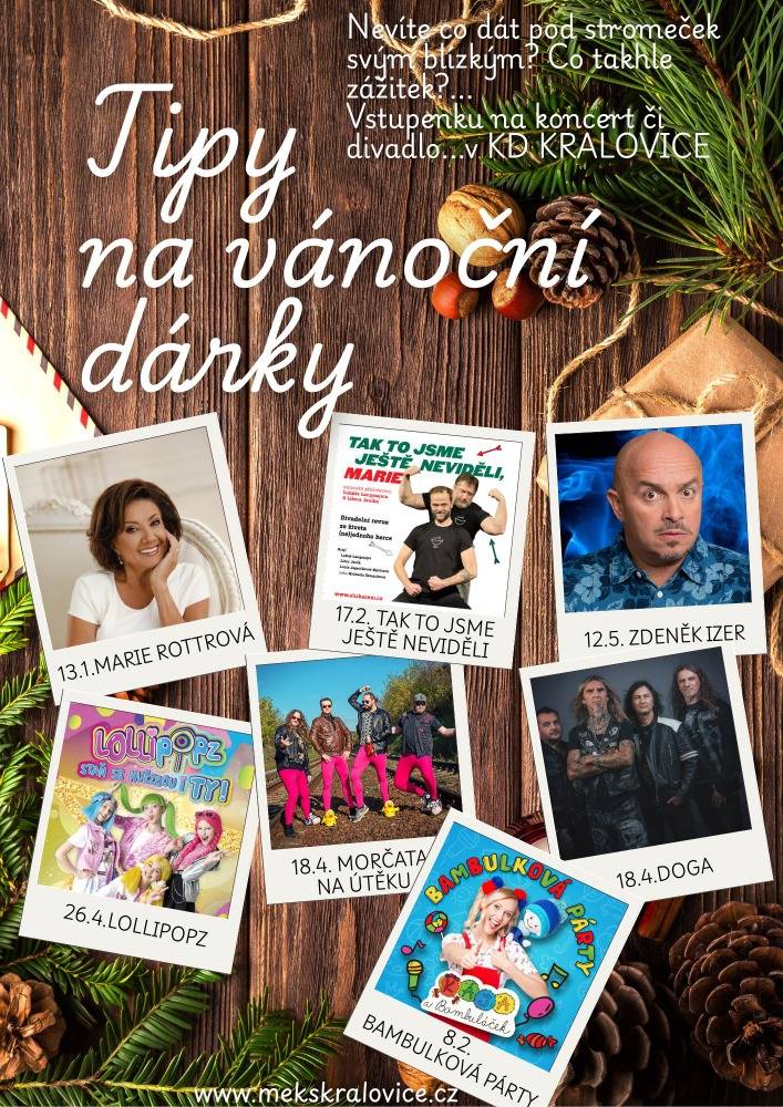 Stále ještě nemáte co pod stromeček?