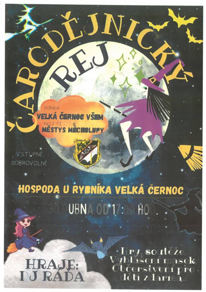 Velká Černoc Čarodějnický REJ