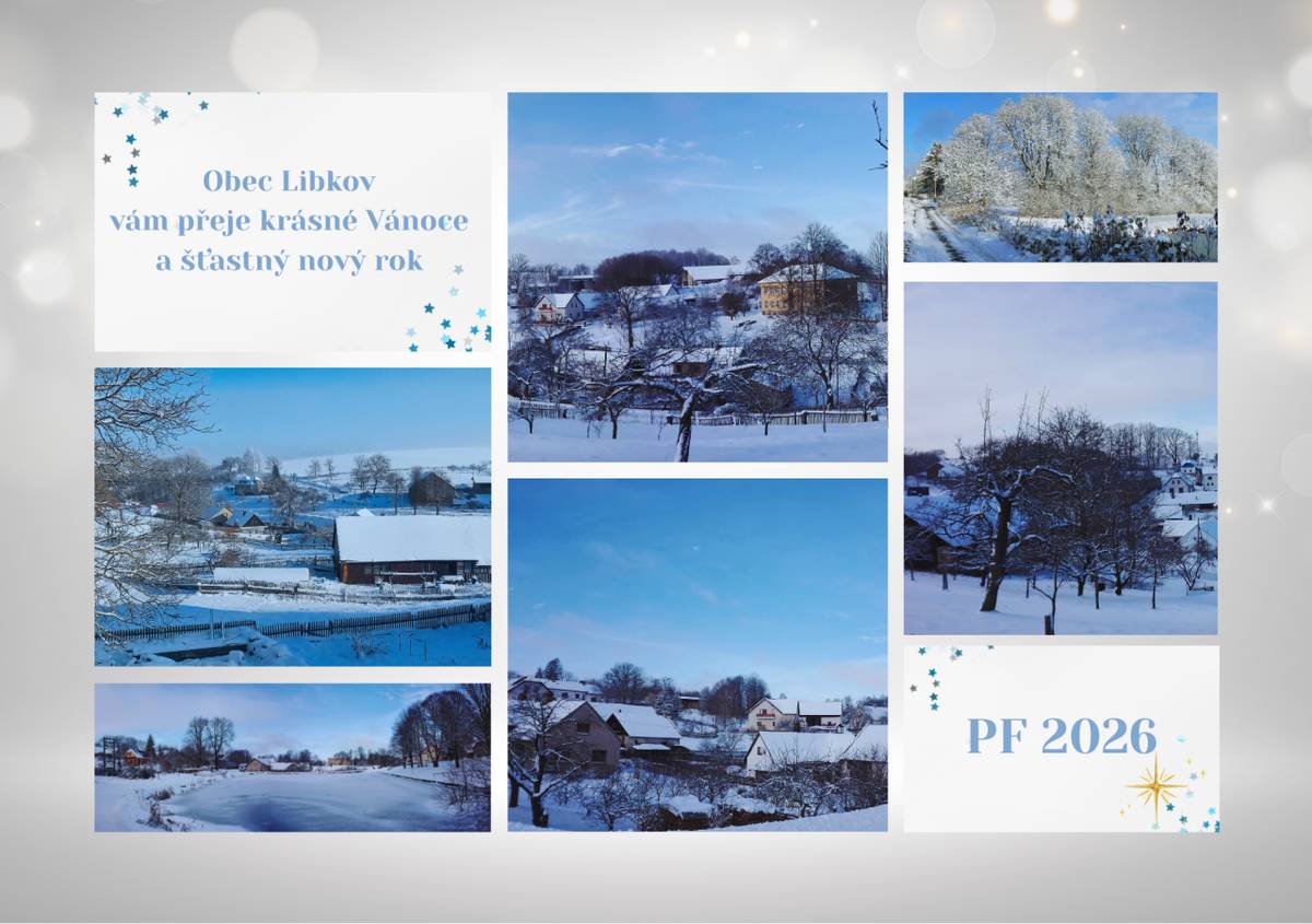 Obec Libkov vám přeje krásné Vánoce.