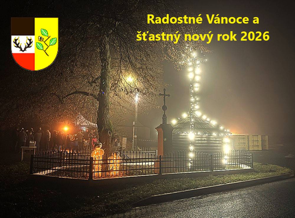 Klidné a radostné Vánoce s Vašimi nejbližšími a v novém roce 2026 pevné zdraví, štěstí a životní pohodu. Přejí zastupitelé obce Bučí