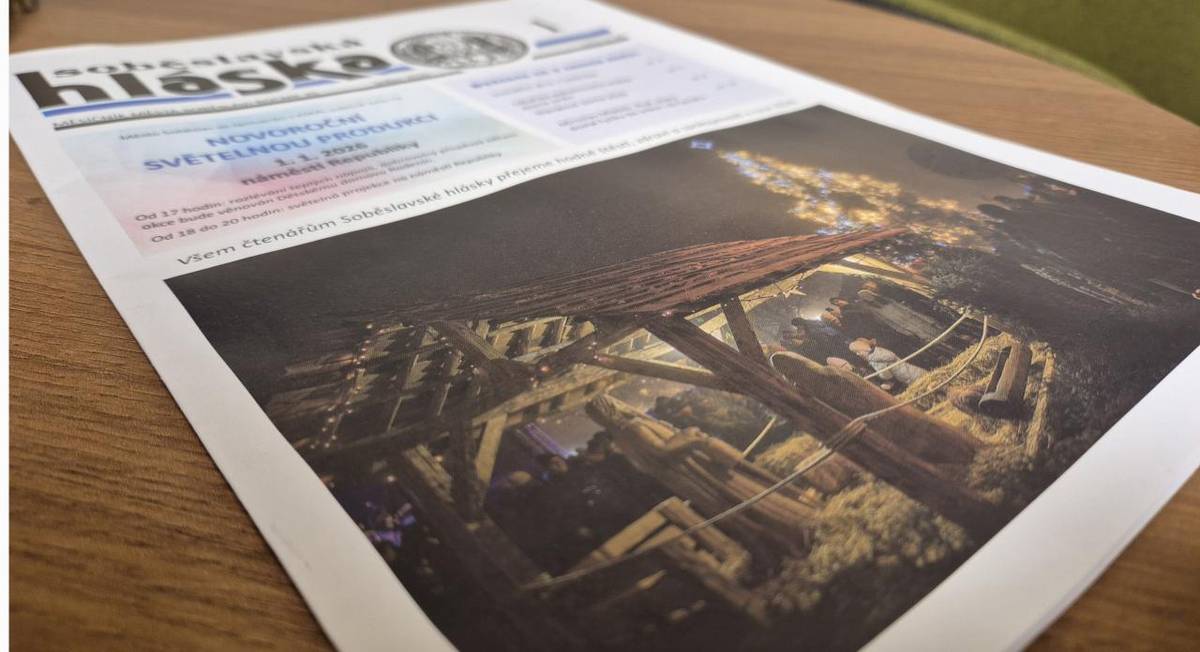 Na pultech prodejních stánků naleznete lednové číslo Soběslavské hlásky.
