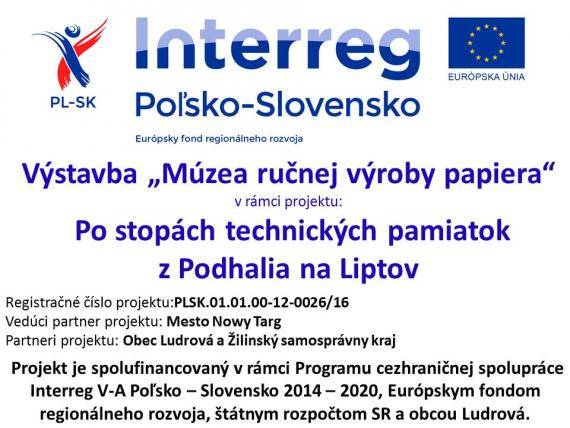 Múzeum ručnej výroby papiera - výstavba