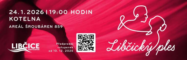 Vstupenky k sezení i ke stání na Libčický ples 24. ledna v Kotelně zakoupíte pohodlně online na webu GoOut  nebo osobně u paní Mirky Koušové (správa majetku – každé pondělí a středu od 16:00 do 18:00)po předchozí domluvě na tel.601 540 554