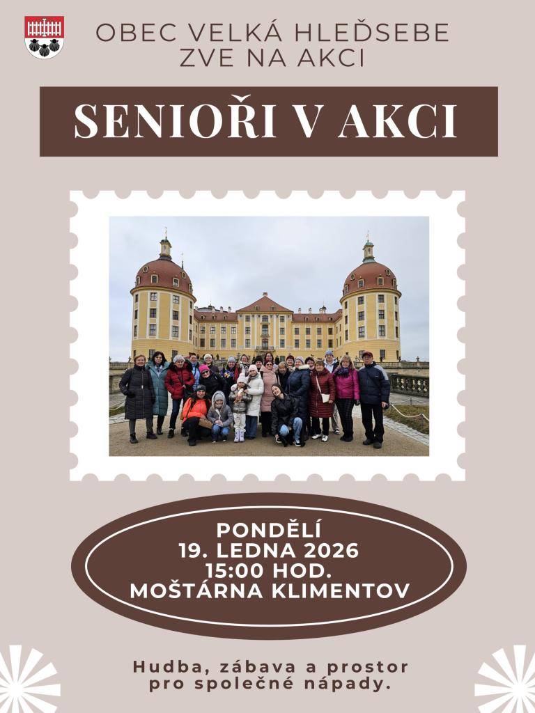 19. ledna 2026 od 15 hodin v moštárně v Klimentově.