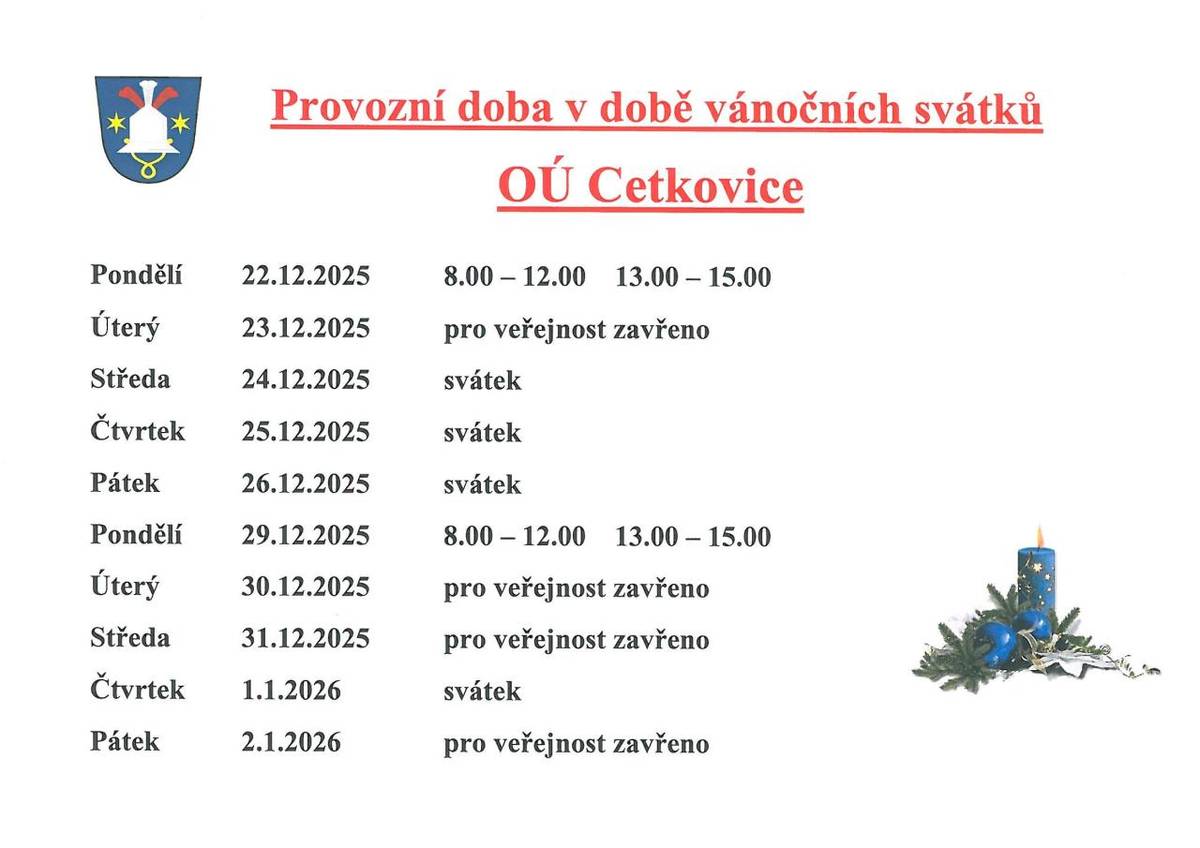 v době vánočních svátků