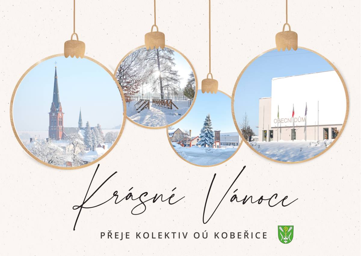 Krásné Vánoce přeje kolektiv OÚ Kobeřice