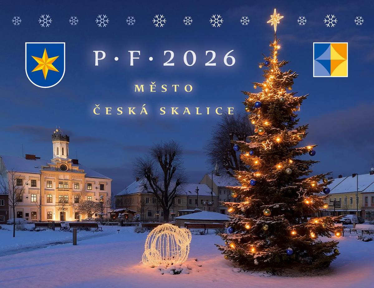 Krásné Vánoce a úspěšný vstup do nového roku 2026    vám přeje vedení a pracovníci Městského úřadu v České Skalici