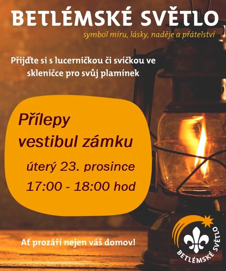 Přílepy vestibul zámku  úterý 23.prosince 2025  17:00 - 18:00 hod.