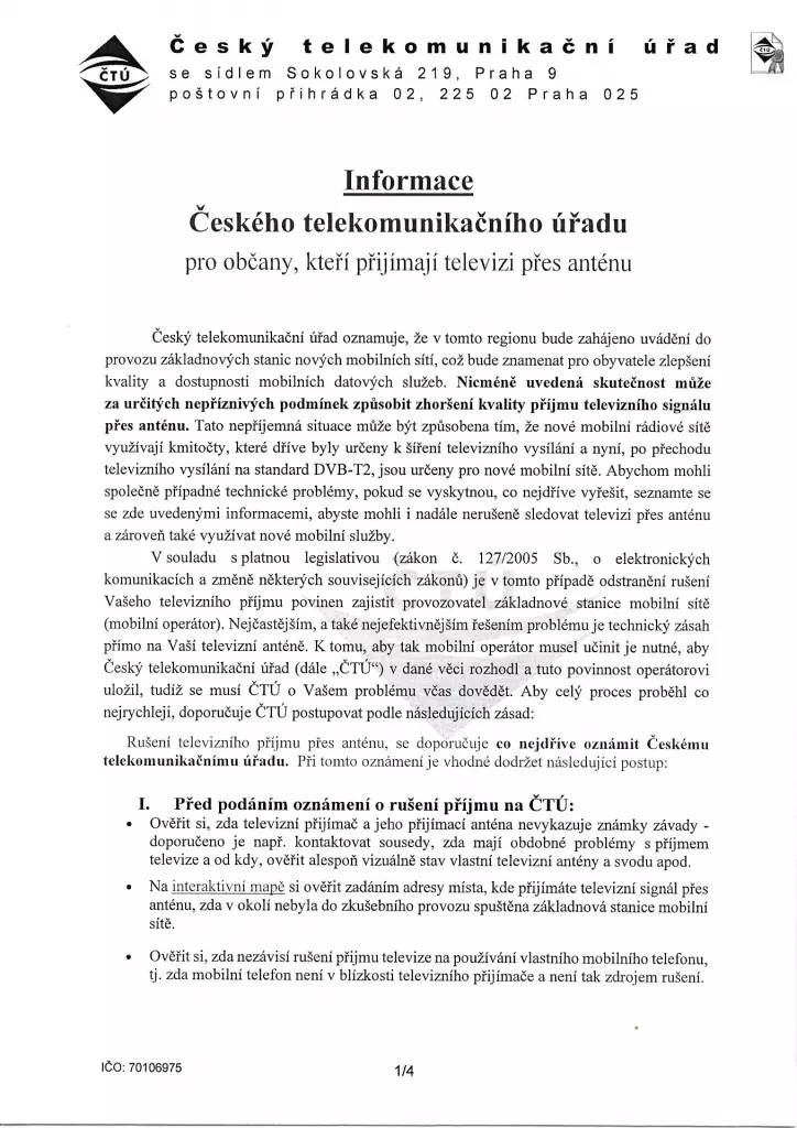 televize přes anténu