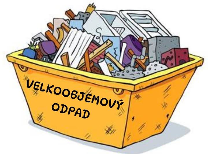 V sobotu bude v areálu čističky přístupný kontejner na velkoobjemový odpad.  S odpadem můžete přijít od 8 do 10 hodin. Do kontejneru NEPATŘÍ: tříděný odpad (plast, papír, sklo,...), elektrospotřebiče, baterie, zářivky, pneumatiky, nebezpečný odpad, stavební odpad, bioodpad aj.