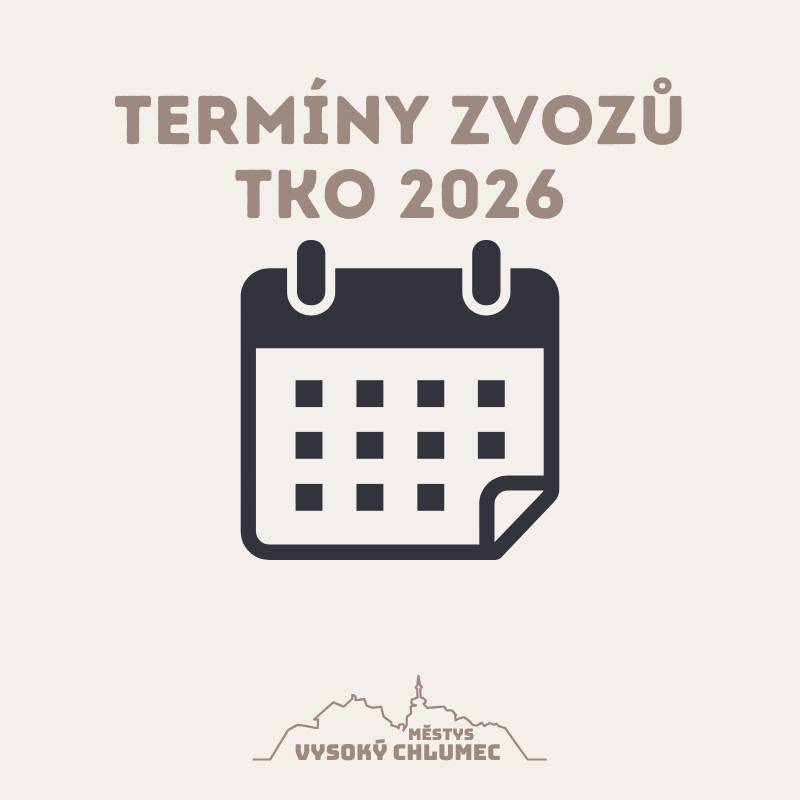 Termíny svozů TKO a BIOODPADU 2026