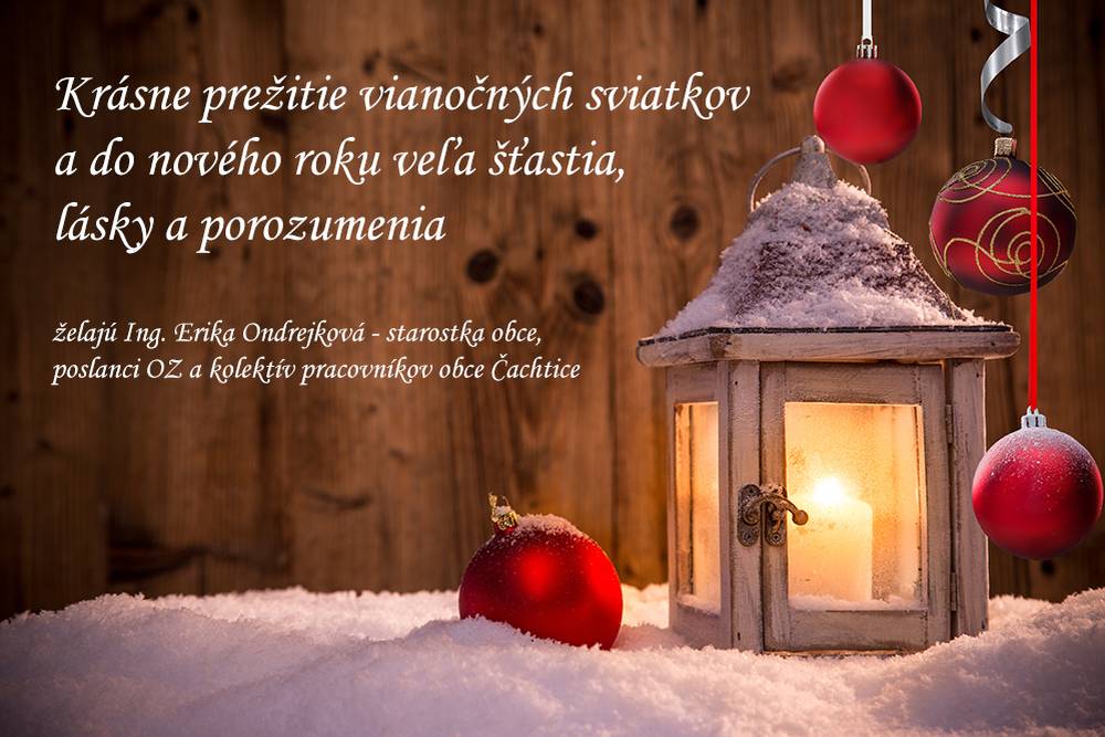 Prajeme Vám pokojné Vianoce